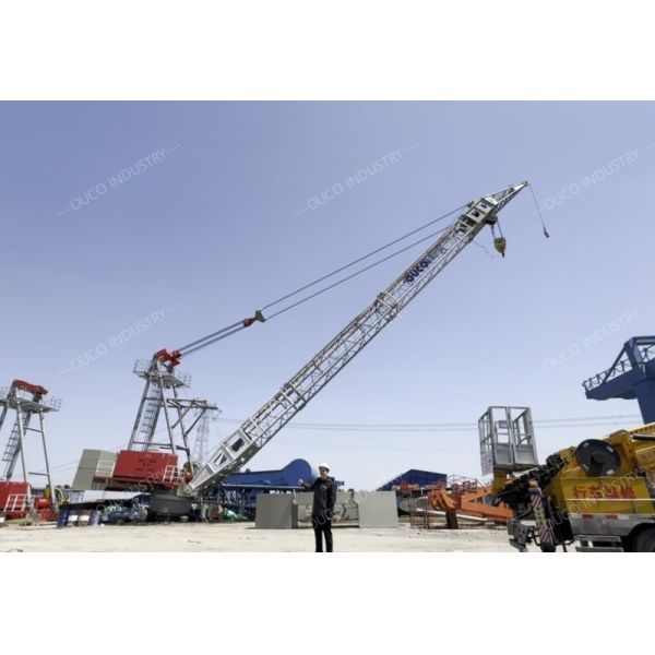 8T45M Diesel Engine Lattice Boom Crane