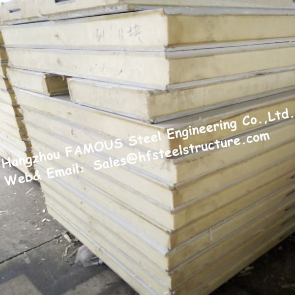 Insulated 75mm 100mm Floor / Ceiling Cold Room Panel For Fruit Vegetables