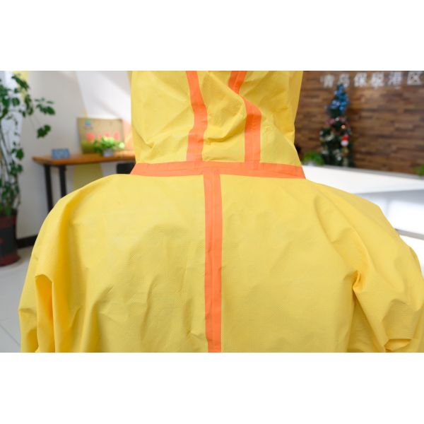 Decontamination Heavy Duty Protective Coverall Disaster Management Biological