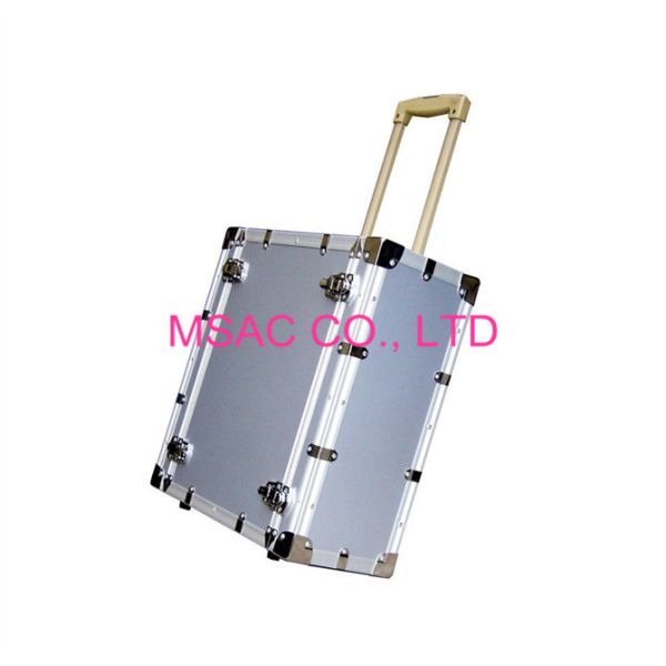 Buy Aluminum Flight Trolley Carrying Case, Aluminum Road Cases With Trolley at wholesale prices