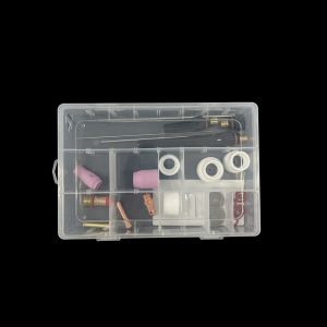 24PCS Alumina and Clear Nozzle TIG Welding Torch Spare Parts for Customized Support