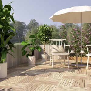 PVC 140mm*25mm ASA Scaffolding Decking Board Engineered Flooring