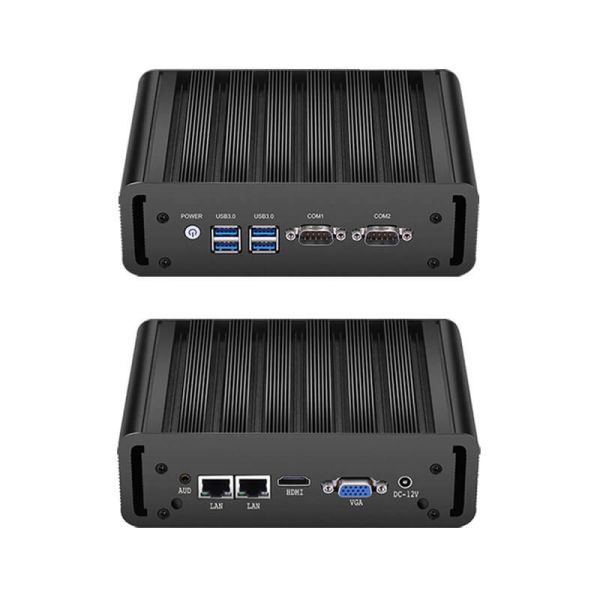 Buy DDR3L 8GB RAM Industrial PC Intel Celeron And Core Processor Dual LAN Fanless PC at wholesale prices