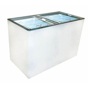Quality Commercial Glass Top Display Chest Freezer R134A Refrigerant Easy Cleaning for sale