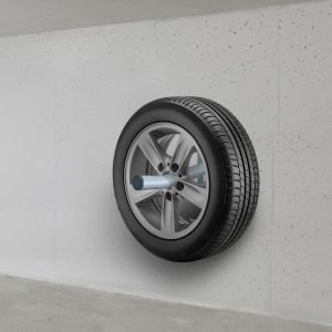 Functional Wall Shelf Support Heavy Duty Multifunction Steel Garage Tire Rack