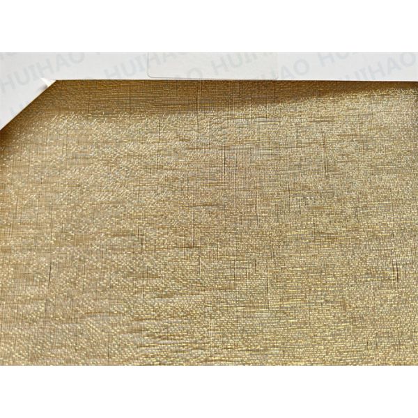 Buy Ultra Thin Brass Woven Laminated Wire Mesh Architectural Glass at wholesale prices