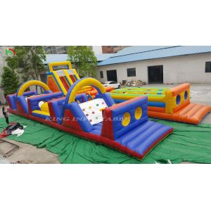 Quality Extreme Insane Inflatable Obstacle Course Adult Extreme Inflatable Large Assault Obstacle Courses for sale