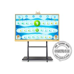 Wall Mounted AG Glass 400 Nits Touch Screen Whiteboard