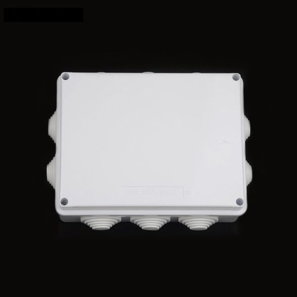 Buy 200x155x80mm Plastic Enclosure Sealed Knockout Waterproof Junction Box With Stopper at wholesale prices