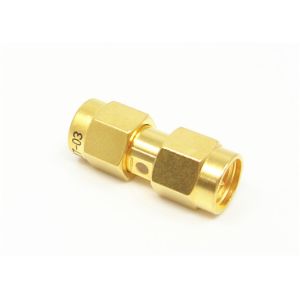 50Ω Brass Gold Plated SMA RF Adapter Beryllium Bronze Contacts