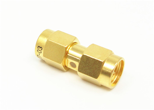 Buy 50Ω Brass Gold Plated SMA RF Adapter Beryllium Bronze Contacts at wholesale prices