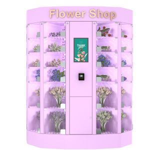 China Smart Automatic Flower Vending Locker Large Capacity With Adjustable Temperature on sale