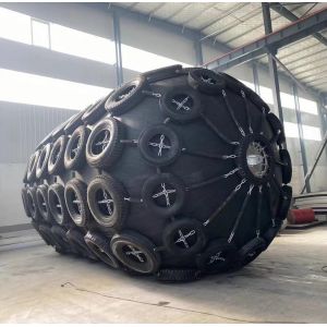 STS Pneumatic Yokohama Rubber Fender With Hot Galvanizing Chain
