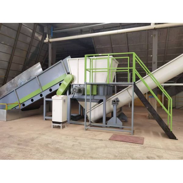 Automatic PET Bottle Washing Line Stainless Steel Pet Bottle Crushing Machine 2000kg/Hr