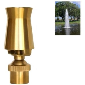 Brass Ice Tower 2.5 Inch DN65 Dancing Fountain Nozzles