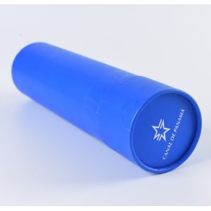 Velvet Pillow Pen Gift Boxes Packaging , silkprinting cardboard tube packaging