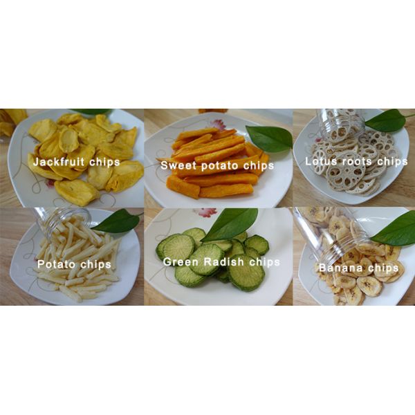 Automatic Control Continuous Vacuum Fryer For Vegetables / Fruits Keep Nutrition