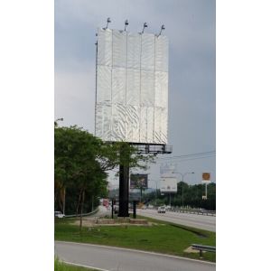 Vertical Outdoor Advertising billboard galvanized steel structure