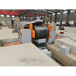 8m Light Pole Cut To Length Line Taper Slitting Line