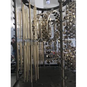 Vertical Single Stainless Steel PVD Coating Machine with Touch Screen