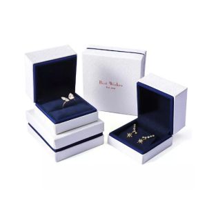 Flip Top Gift Magnetic Jewelry Packaging Box Custom High End