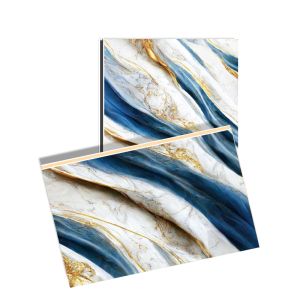 8mm Bamboo Charcoal Wood Veneer Wall Panels Waterproof Fireproof