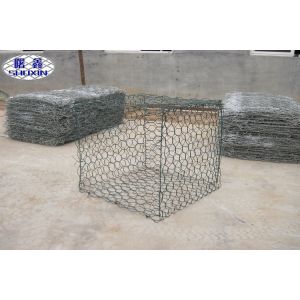 Gabion Stone Cage For Erosion Control Project Wove Gabion Wire Mesh