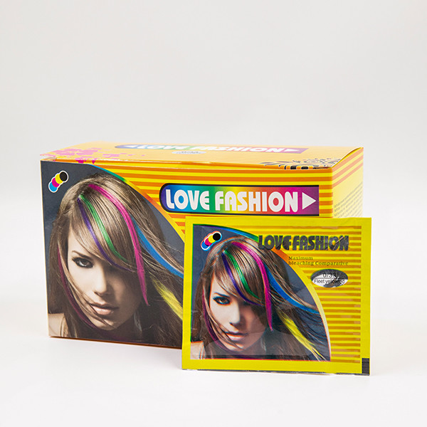 Fade Proof Easy Wash Out Hair Color Powder For Men Women Permanent Hair Color