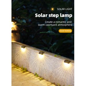 Mini IP65 Waterproof Fence LED Light RGB Outside Solar Powered