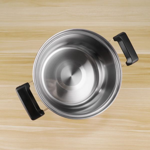 High Quality 5pcs Non Stick Stock Pot Stainless Steel 410 Cookware Cooking Set