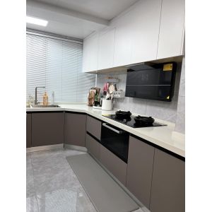 Customized Kitchen Modern Chinese Furnituer Melamine Kitchen Cabinetry
