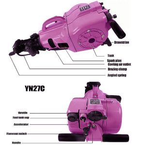 YN27C Powerful Gasoline Rock Drilling Machine Concrete Breaker Portable