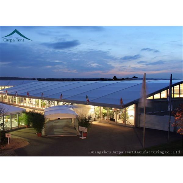 Wind Resistant Large Dome Tent For Commercial Activities White