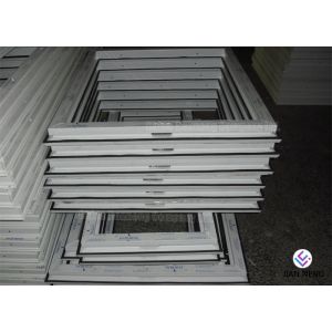 PVC Windows Grill Design Double Glazed Glass Energy Saving Profile