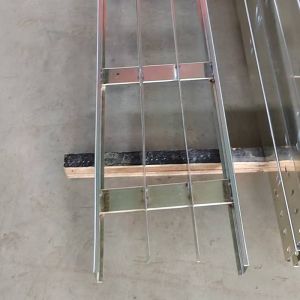 Wall Mounted Aluminum Ladder Cable Tray 3m 4m 5m 6m For Durable Cable Support