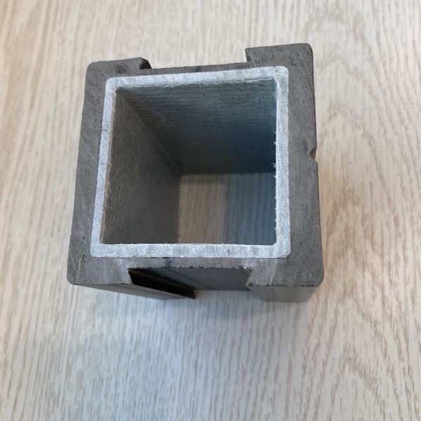 Buy Lightweight Thick Irregular Pultruded Frp Profiles Anti Slip Fiberglass Reinforced Plastic Pipe at wholesale prices