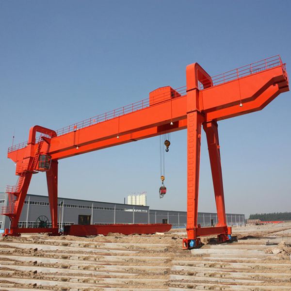 Buy Customizable 50T Double Beams Gantry Mobile Crane For Outdoors at wholesale prices