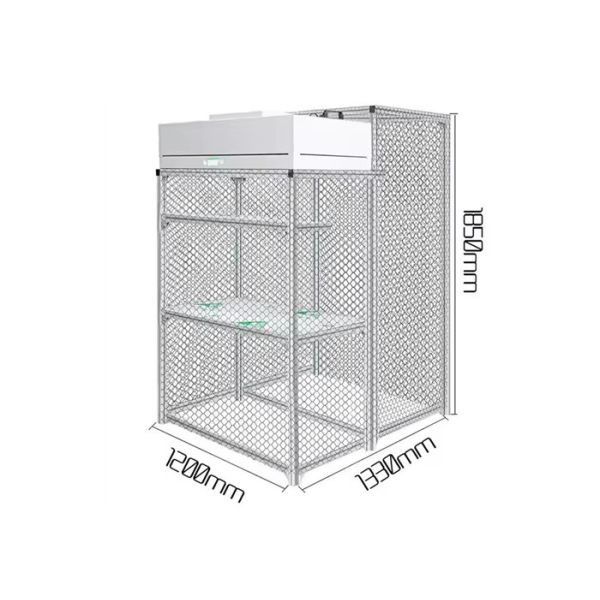 Buy Aluminum Frame Laminar Flow Booth  Laminar Flow Cleanroom H13-H14 HEPA Filter at wholesale prices