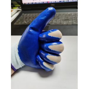 32 Grams Firm Grip Nnitrile Coated Hand Gloves Non Slip For Gardening