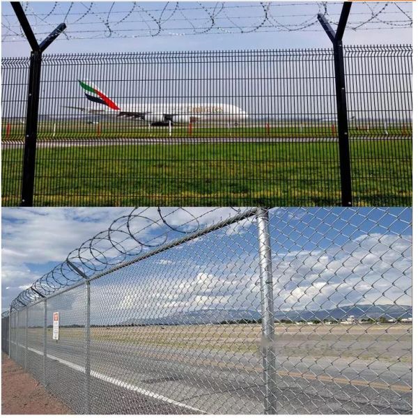 4mm Diameter Razor Barbed Wire Fencing Military Concertina Welded Mesh