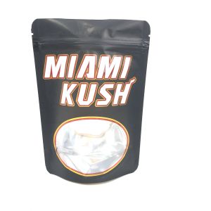 Doypack Zipper MOPP 8OZ Zipper Stand Up Pouch VMPET