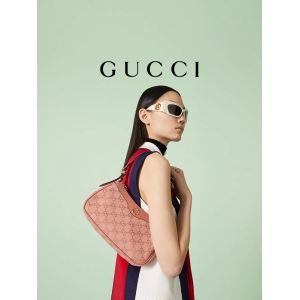 Unisex Small Pink Ophidia GG Small Shoulder Bag Custom