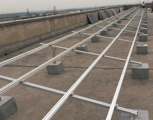 Buy Hot Dip Galvanized Steel Solar Panel Mounting Brackets Aluminum Rail at wholesale prices