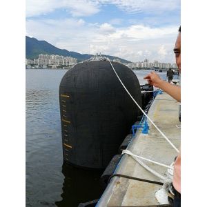 D3.3*L6.5m Foam Filled Submarine Fenders Hydro Pneumatic Rubber Fender