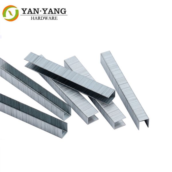 Buy 21 Gauge 80 Series Staples Galvanized Wire Staple For Furniture  8014 at wholesale prices
