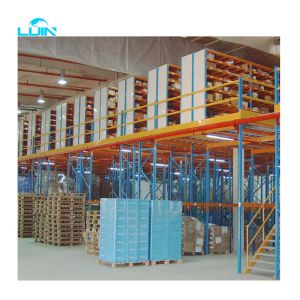 Prefabricated Heavy Duty Metal Mezzanine Shelving System Installing A Mezzanine