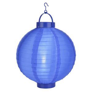 Quality Dark Blue LED Round Nylon Battery Lantern for sale
