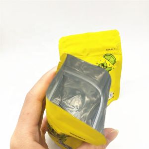 Gravure Printed Foil Stand Up Pouches Resealable