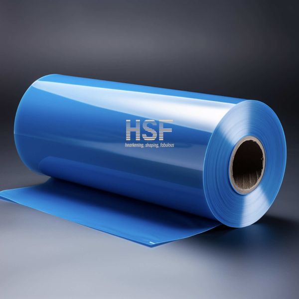 Buy 75 Micron Translucent Blue MOPP Film Roll Tear Resistant at wholesale prices