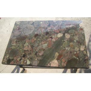 Exotic Polished Natural Slate Wall Tile , Multi Color Granite Wall Tiles